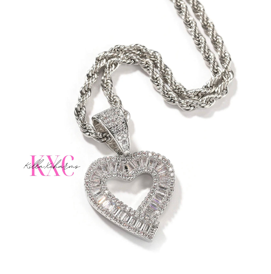 Lover Girl Whole Hearted Necklace 💎💕