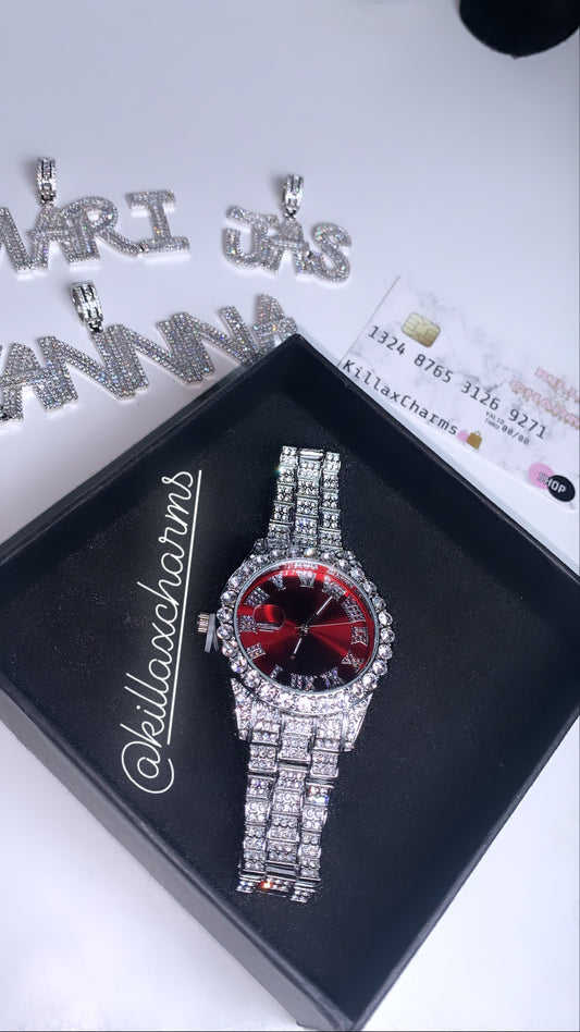 Red bust down watch 😍