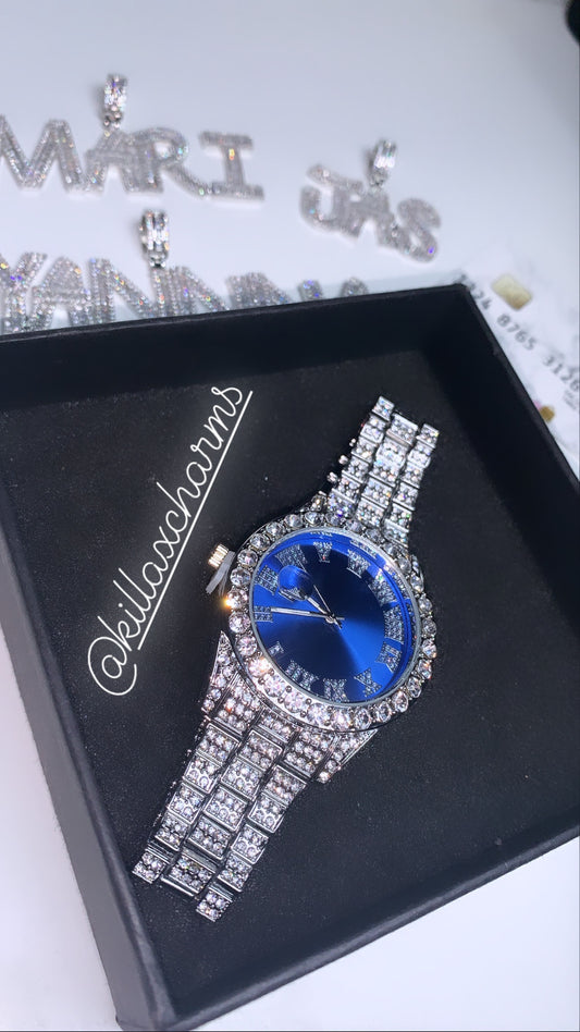 Blue bust down watch 💎